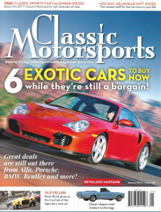 CLASSIC MOTORSPORTS 2017 JAN - MICHAEL CHANCE SHOP, OLD YELLER II/BROCK, VOLVO*